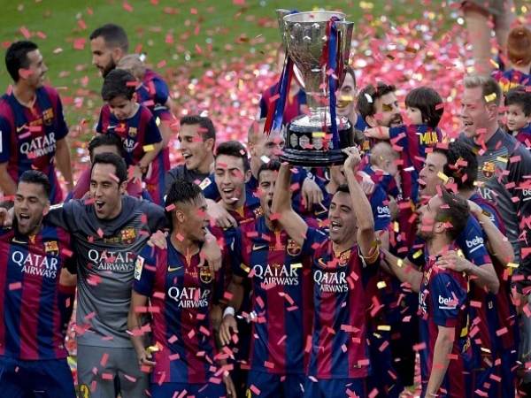 Barca vô địch La Liga 2014/15