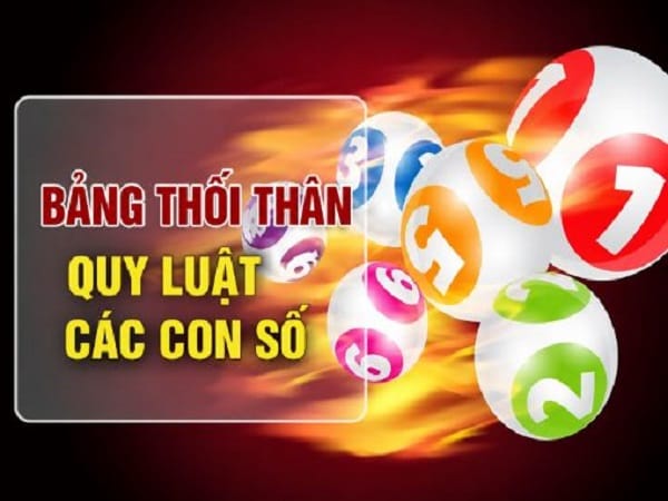Bảng thối thân quy luật các con số ra sao?